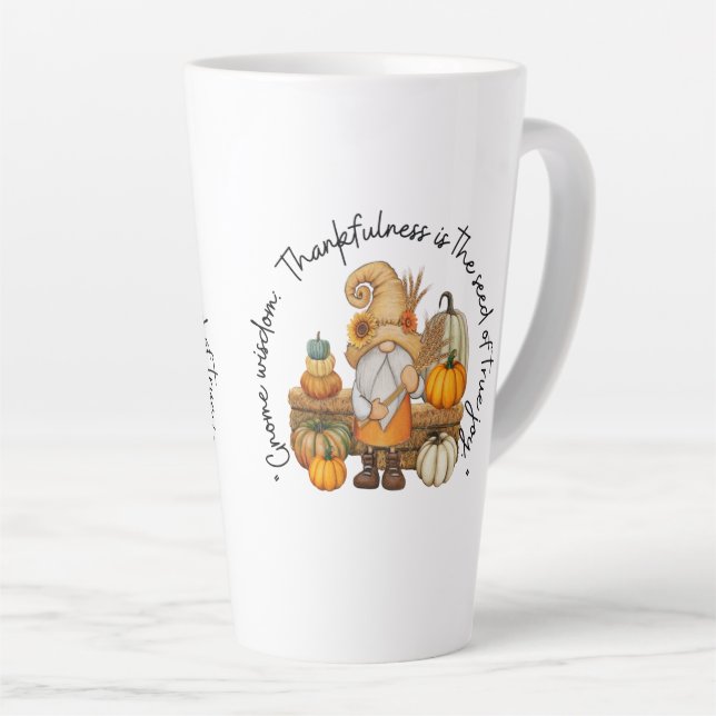 glücklicher Erntedankfall Milchtasse (Rechte Ecke)