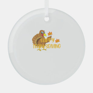 Glücklicher Erntedanktag Türkei Dankbare Männer Fr Ornament Aus Glas