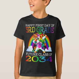Glücklicher erster Tag der 3. Klasse Zukunftsklass T-Shirt