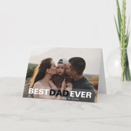 Glücklicher Erster Tag des Vaters aus der Ehefrau Dankeskarte