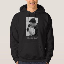 Glücklicher erster Vater's Day New Dad Baby Foto B Hoodie