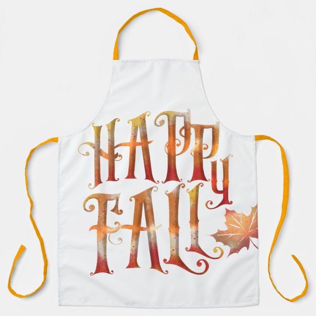 glücklicher Fall Schürze (Vorderseite)