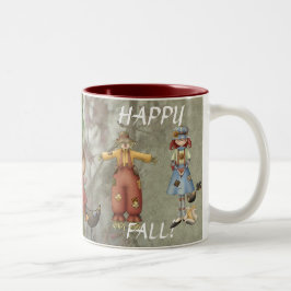 glücklicher Fall Zweifarbige Tasse