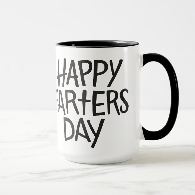 Glücklicher Farters Tag! Tasse (Rechts)