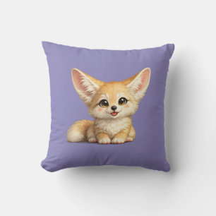Glücklicher Fennek Fuchs Süße Positive Vibes Desig Kissen