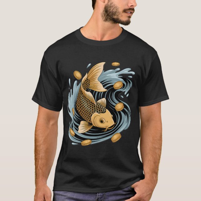 Glücklicher Fisch T-Shirt (Vorderseite)