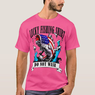 Glücklicher Fischfang macht keinen Wash Fisherman  T-Shirt