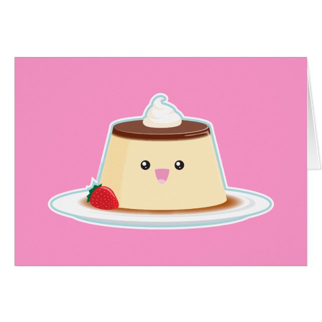 Glücklicher Flan (Vorderseite (Horizontal))