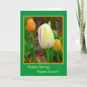 Glücklicher Frühling HappyOstern! SPRÜFUNGEN Feiertagskarte