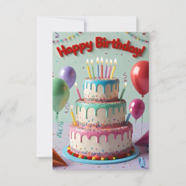 glücklicher Geburtstag (Vorderseite)