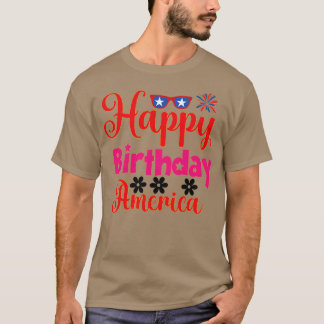 glücklicher Geburtstag Amerikas, 4. Juli T-Shirt
