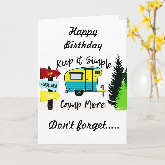 **GLÜCKLICHER GEBURTSTAG** AUF MEINE LIEBLINGE CAM KARTE (Gelbe Blume)