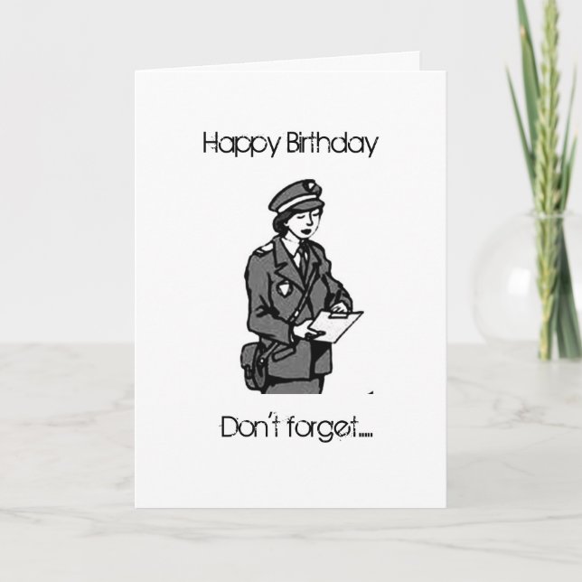 GLÜCKLICHER GEBURTSTAG FÜR MEINE ***MITARBEITER*** KARTE (Vorderseite)