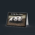 GLÜCKLICHER GEBURTSTAG FÜR MEINE **TWIN SISTER** K KARTE<br><div class="desc">WENN IHNEN DIESE KARTE DANKE, DASS SIE ETWAS INNERHALB HINZUFÜGEN ODER DIE VERSE GANZ ÄNDERN, UM "WIE SIE SICH FÜHLEN" IN MINUTEN UND DANKE FÜR DAS STOPPEN VON EINEM MEINER NEUN GESCHÄFTE!</div>