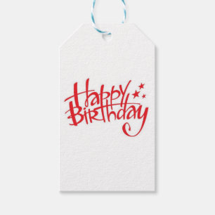 Glücklicher Geburtstag Geschenkanhänger