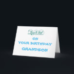 *GLÜCKLICHER GEBURTSTAG GRANDSON UND LIEBLINGSFISC KARTE<br><div class="desc">MANCHMAL IST ES SCHÖN,  EINE KARTE ZU FINDEN,  DIE "NUR RICHTIG" FÜR DIESE "BESONDERE PERSON" IST,  ODER? HIER GEHEN WIR... EINS FÜR "IHREN LIEBLINGSFAVORITEN "FISCHER" AM GEBURTSTAG! VIELEN DANK,  DASS SIE VON EINER MEINER ACHT GESCHICHTEN GESCHAFFEN HABEN!</div>