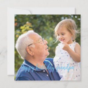 Glücklicher Geburtstag Großpa personalisieren Foto