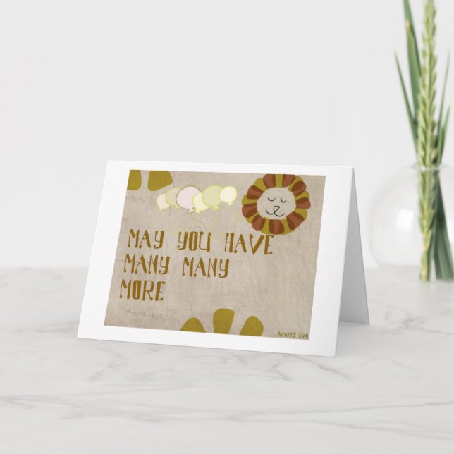 glücklicher Geburtstag Karte (Vorderseite)