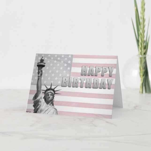 Glücklicher Geburtstag Karte (Vorderseite)