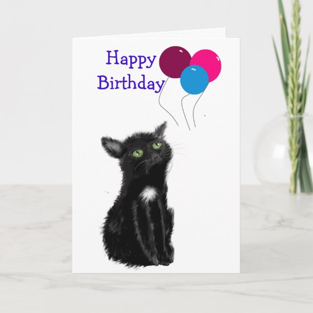 Glücklicher Geburtstag Karte (Vorderseite)