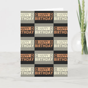 Glücklicher Geburtstag Karte