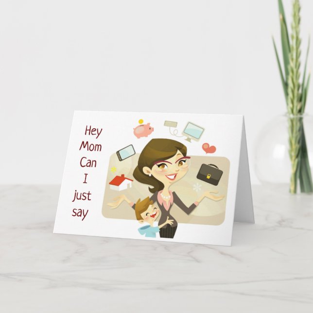 GLÜCKLICHER GEBURTSTAG **MAMA ZEIT FÜR IHNEN** KAR KARTE (Vorderseite)