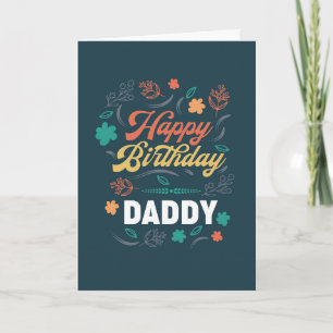 Glücklicher Geburtstag Papa Karte