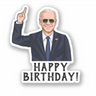 GLÜCKLICHER GEBURTSTAG VON JOE BIDEN AUFKLEBER