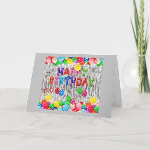 GLÜCKLICHER "GEBURTSTAG" **WEG ZUM GEHEN** KARTE