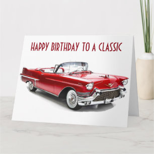 GLÜCKLICHER GEBURTSTAG ZU "EINEM KLASSIKER" KARTE