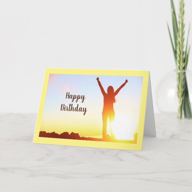 ***GLÜCKLICHER GEBURTSTAG*** ZU EINER SONDERLADY KARTE (Vorderseite)