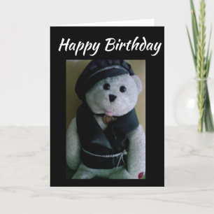 GLÜCKLICHER GEBURTSTAG ZU MEINEM **LIEBLINGSTEDDYB KARTE