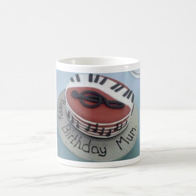 Glücklicher Geburtstagskuchen Kaffeetasse (Mittel)