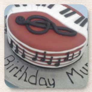 Glücklicher Geburtstagskuchen Untersetzer