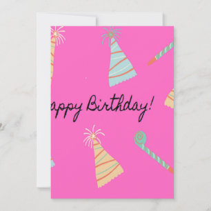 Glücklicher Geburtstagsrosa