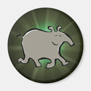 glücklicher gehender Tapir Magnet