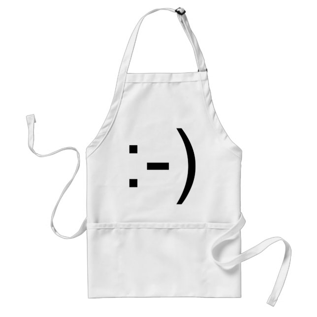 Glücklicher Gesicht Emoticon! Schürze (Vorne)