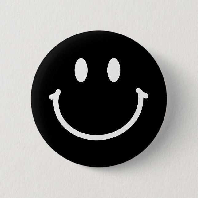 Glücklicher Gesicht Knopf Button (Vorderseite)