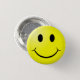Glücklicher Gesichts-Knopf Button (Vorne & Hinten)