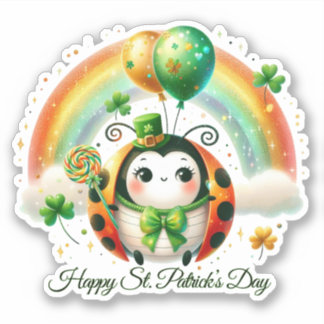 Glücklicher Glücklicher St. Patrick’s Day-Aufklebe Aufkleber