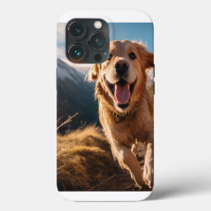 Glücklicher Golden Retriever läuft Case-Mate iPhone Hülle