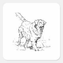 Glücklicher Golden Retriever, Personalisiert
