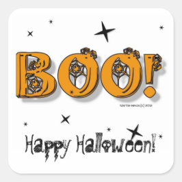 Glücklicher Halloween Boo! Aufkleber