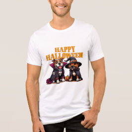 glücklicher halloween Party Tri-Blend Shirt