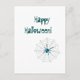 Glücklicher Halloween-Spider! Postkarte