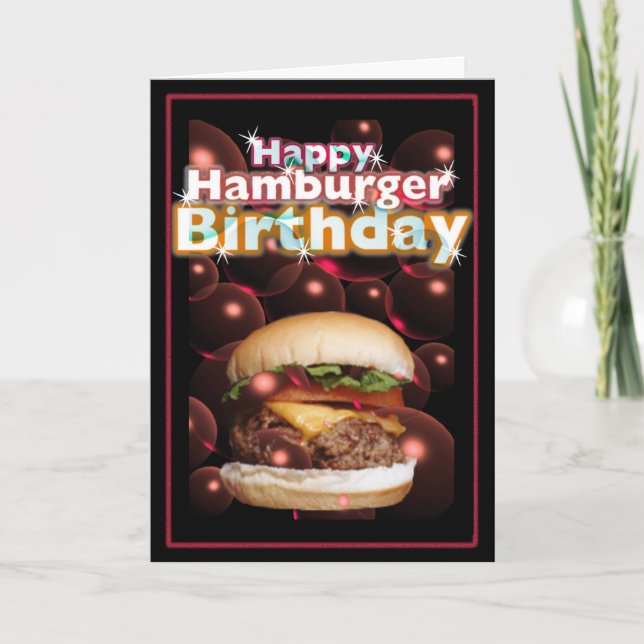 Glücklicher Hamburger-Geburtstag durch Valxart Karte (Vorderseite)