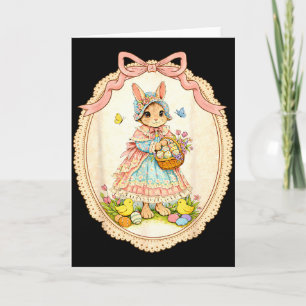 Glücklicher Hase lustiger Kaninchen für Kinder Mäd Karte