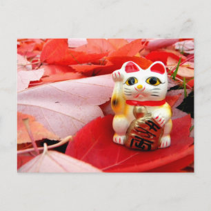 Glücklicher Herbst Postkarte