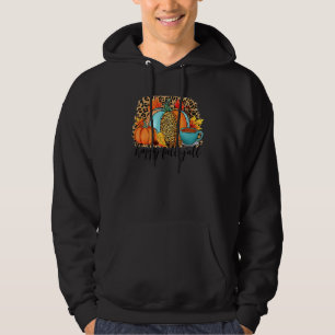 Glücklicher Herbst Südlicher Wasserfarben-Kürbis H Hoodie