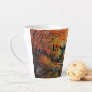 Glücklicher Herbst Yall Latte Tasse